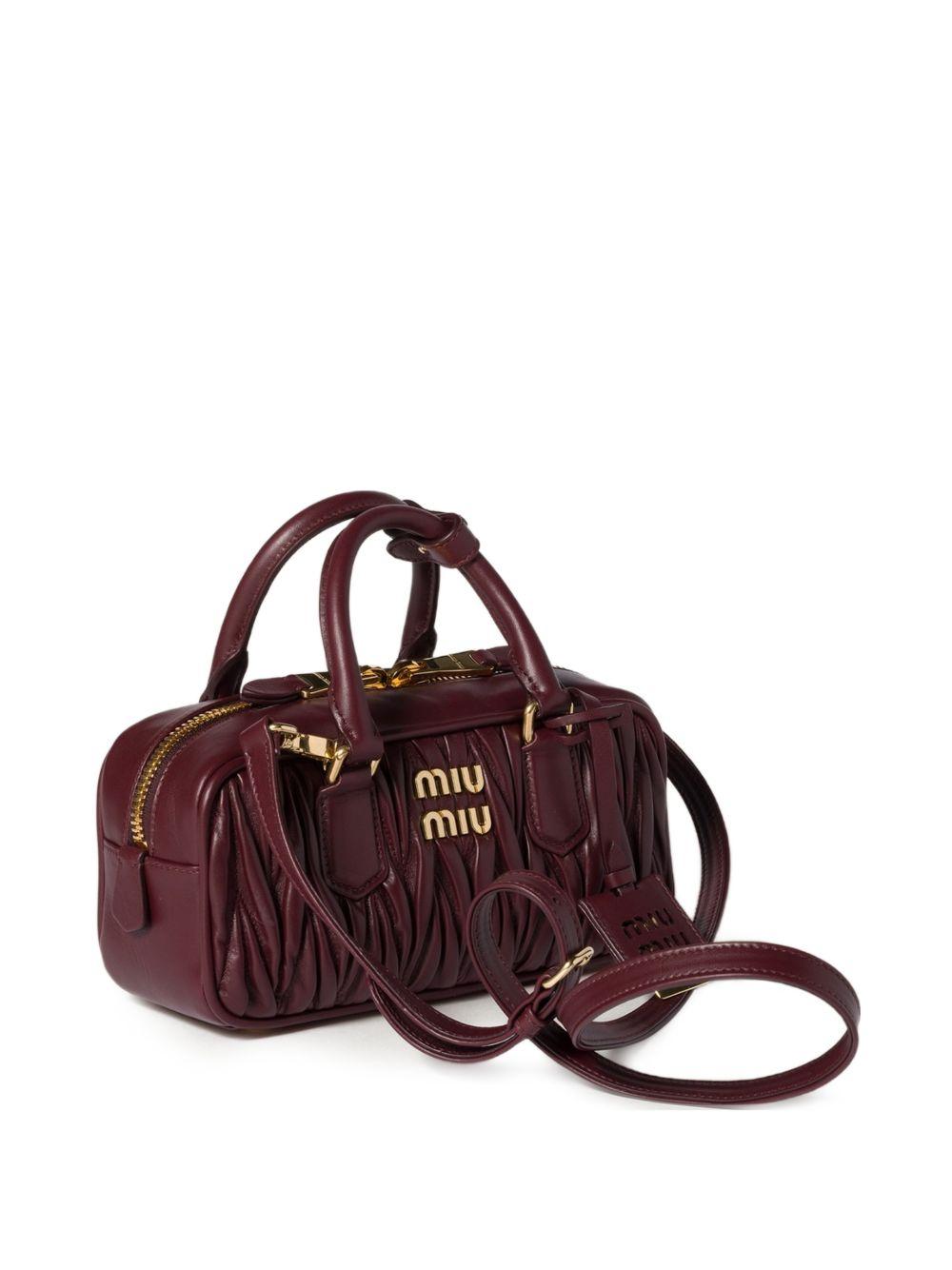 Miu Miu Black Leather Shoulder Bag