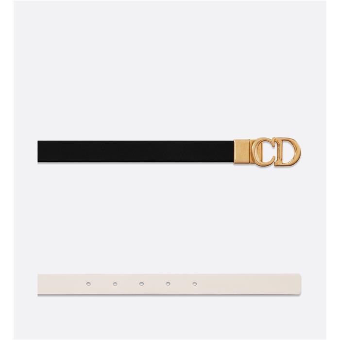 DIOR Reversible Leather Saddle Belt