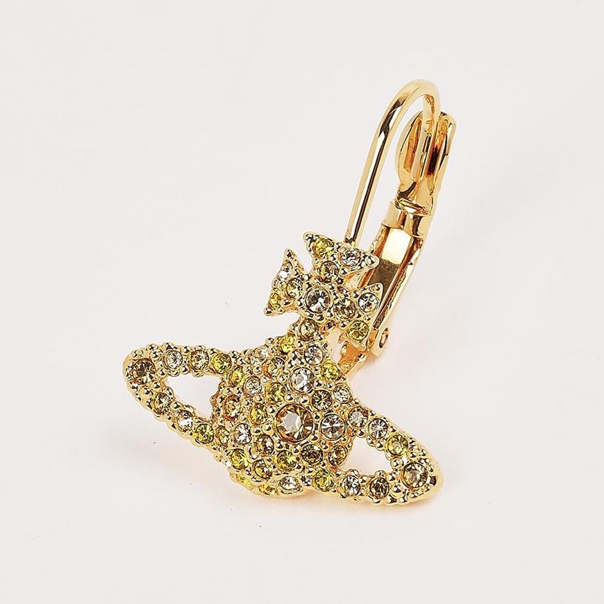 Vivienne Westwood Grace Bas Relief Earrings Silver-Tone