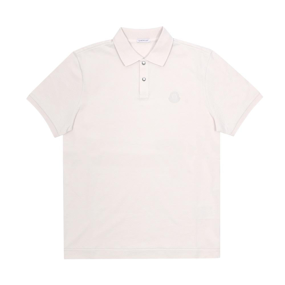 Moncler Logo Patch Short Sleeve Polo T-Shirt for Men 8A00012 84556 21L