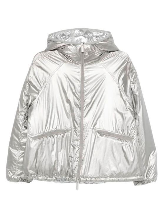 Herno Lamina Metallic Shield Hooded Jacket GI00133DL 12849 9500