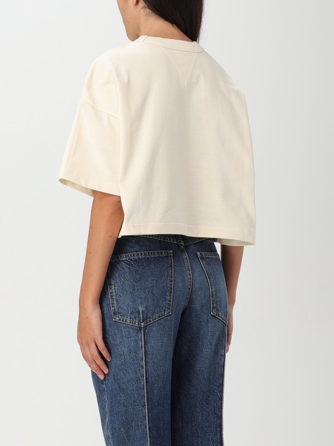 Bottega Veneta Short Sleeve Cotton T-Shirt Brown Women’s