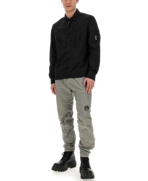 CP Company Taylon L Zip Shirt Jacket Black