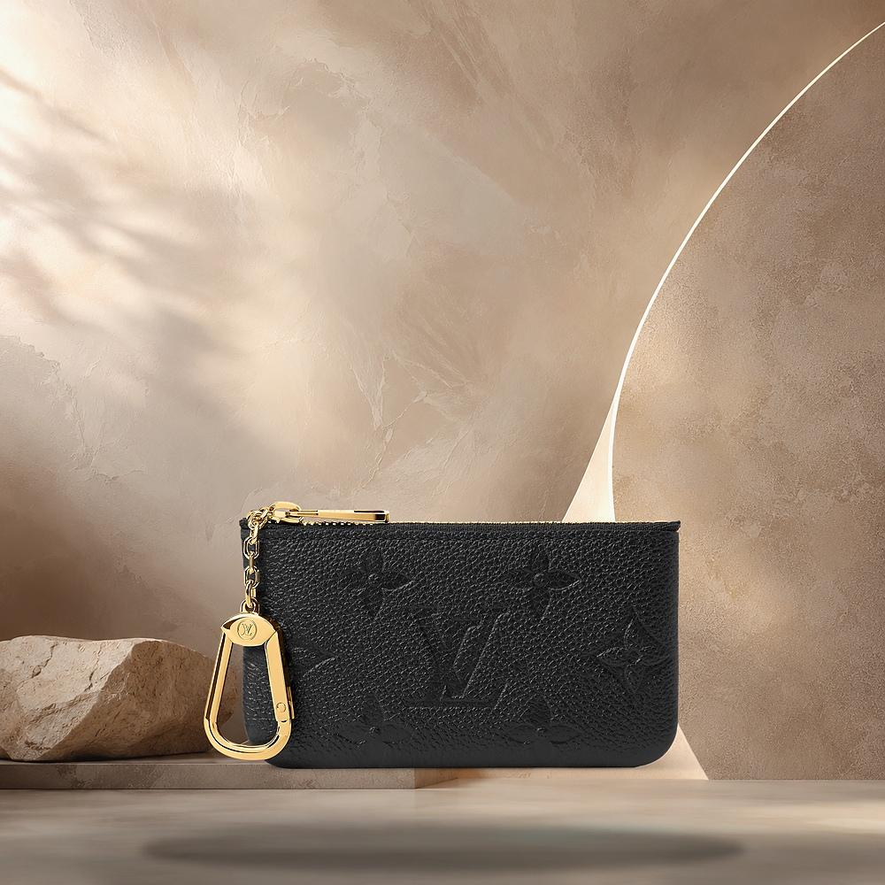 Louis Vuitton Black Key Pouch Keychain Accessory M28796
