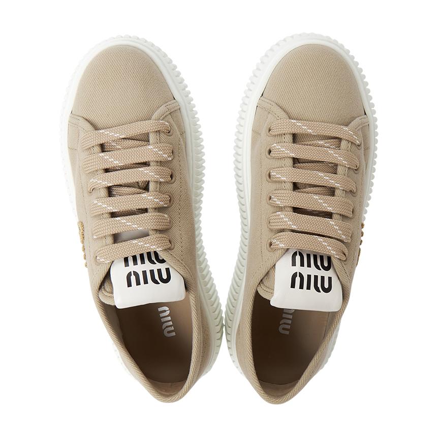 Miu Miu Women’s Low Top Sneakers 5E389E 3ARS F0044