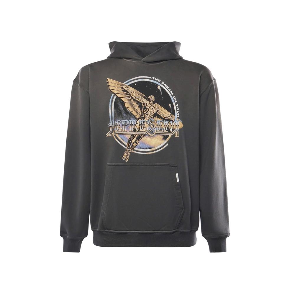 REPRESENT Sunfaded Grey Golden Tour Pullover Hoodie Men’s MLM100822 46