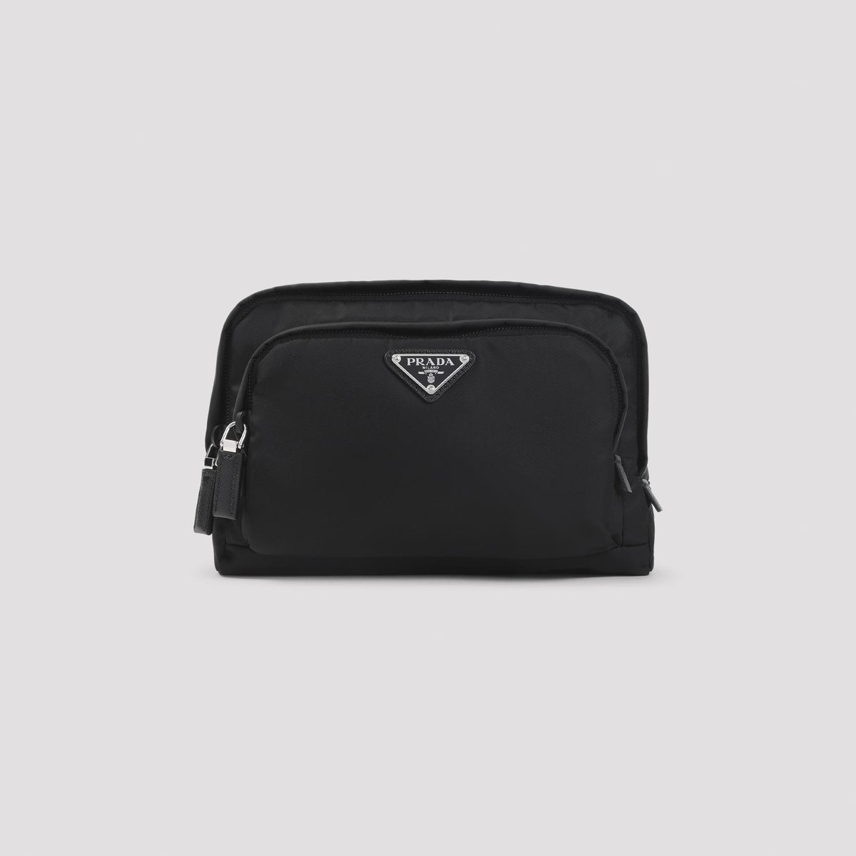PRADA Black Leather Clutch Wallet