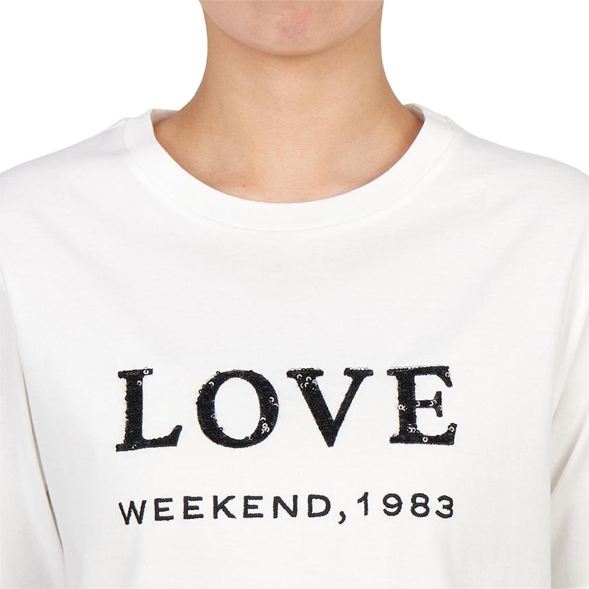 Max Mara Weekend AGILE Cotton Short Sleeve T-Shirt White 261597 1061