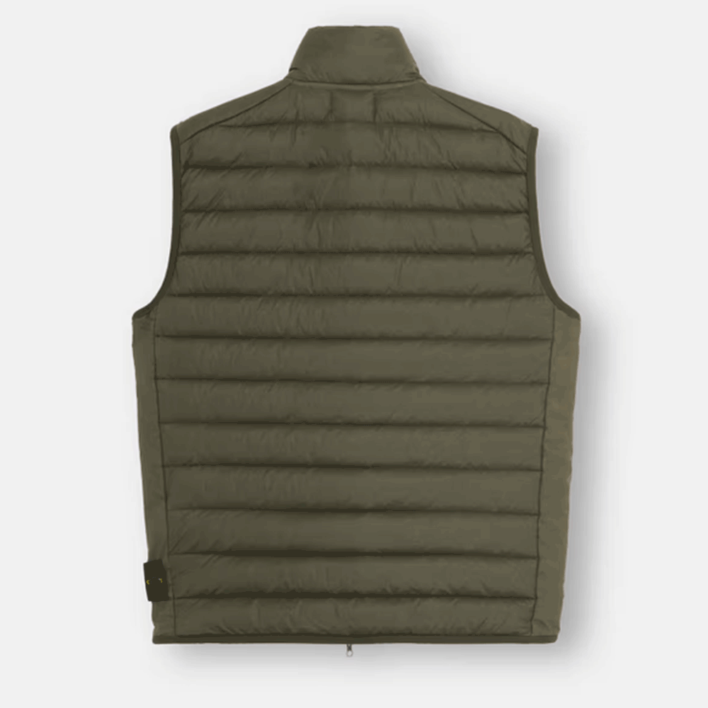 STONE ISLAND Woven Chambers Down TC Padded Vest 8115G0724 V0059