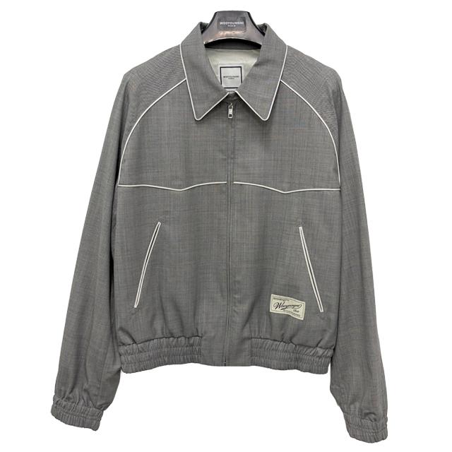 WOOYOUNGMI Wool-Poly Blend Banding Jacket for Men W261JP10 912G