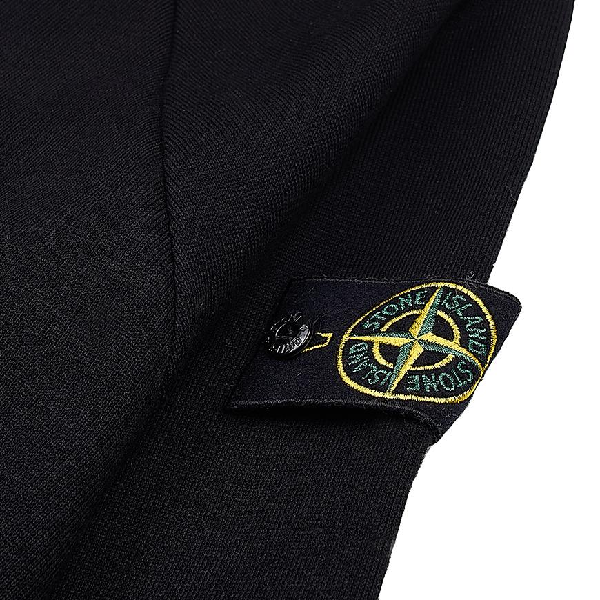STONE ISLAND Men’s Knit Hoodie Zip-Up Jacket with Logo Patch 7915563A6 V0029 1