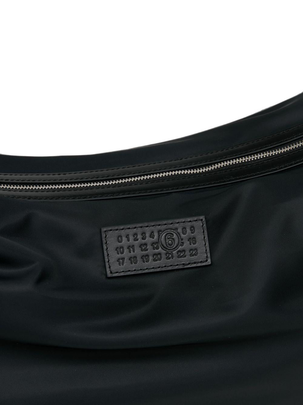 Maison Margiela Black Leather Shoulder Crossbody Bag