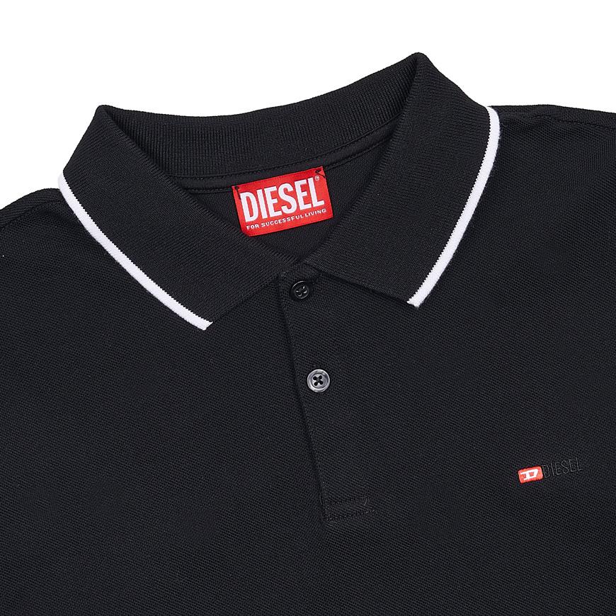 DIESEL Women’s Logo Embroidered Polo T-Shirt A15042 0JMAD 9XX