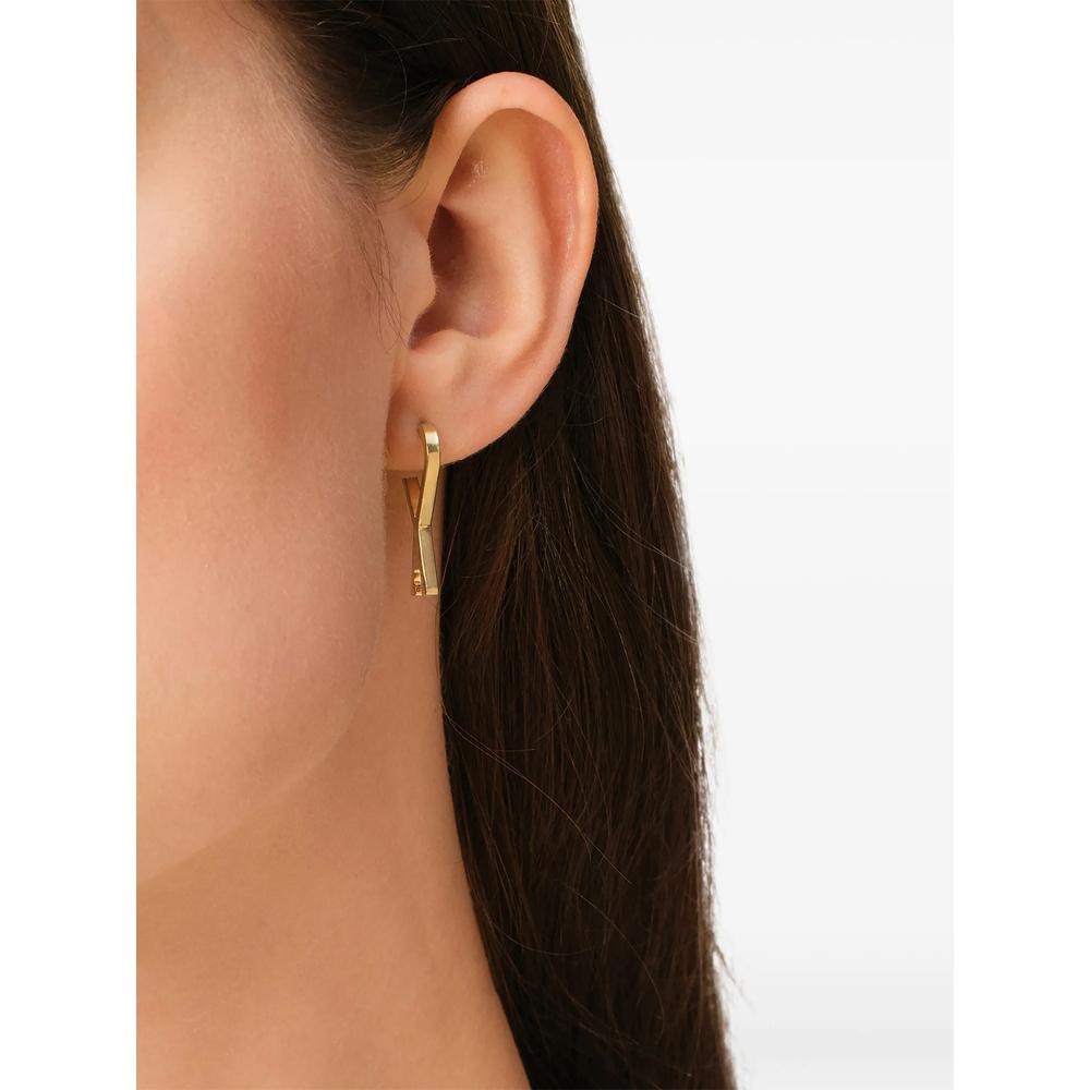 AMI Silver-Tone Hoop Earrings