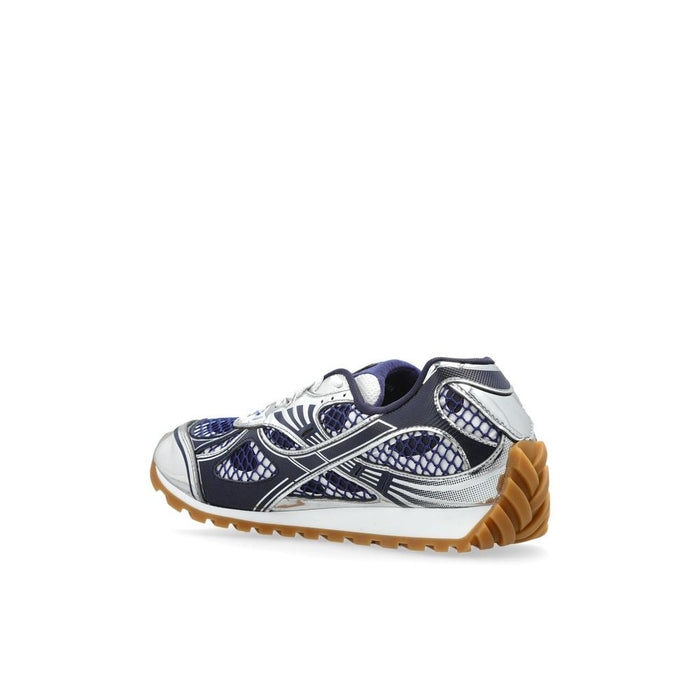 Bottega Veneta Orbit Men’s Low-Top Sneakers Navy Leather