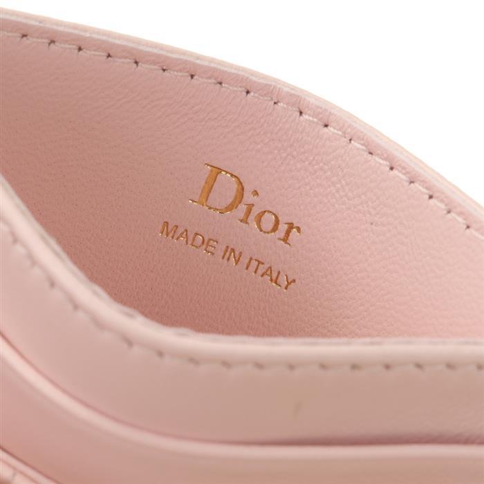 DIOR Baby Bow Freesia Leather Card Holder Wallet