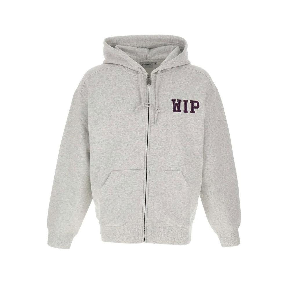 CARHARTT WIP Men’s Fleece Lined Hooded Zip Jacket I035619 48206
