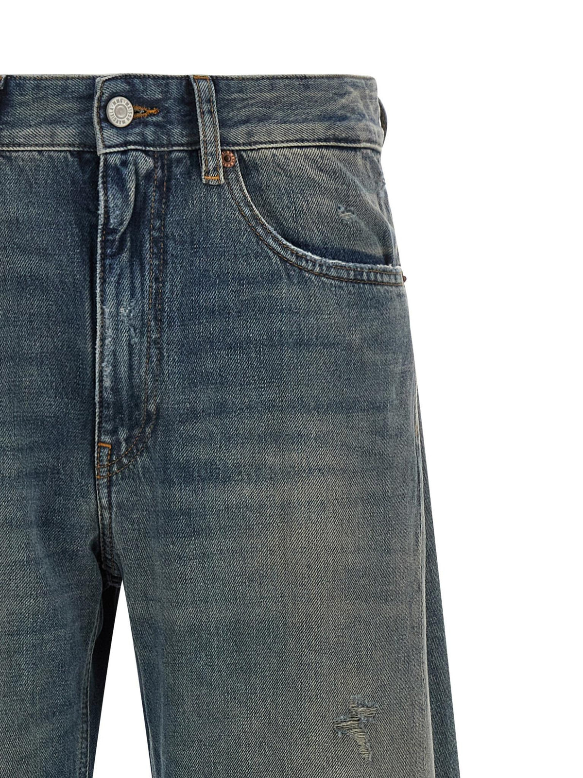 Maison Margiela Blue Denim Cropped Jeans Women’s