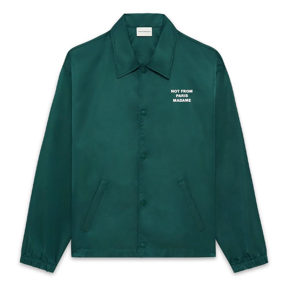 DROLE DE MONSIEUR Dark Green Men’s Bomber Jacket PERMJT183 PA014 DGN