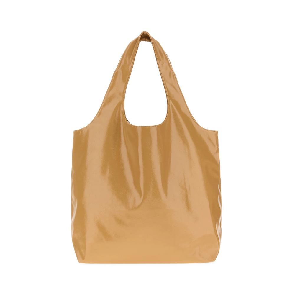 A.P.C. Ninon Logo Print Tote Bag Camel M61565 CAB