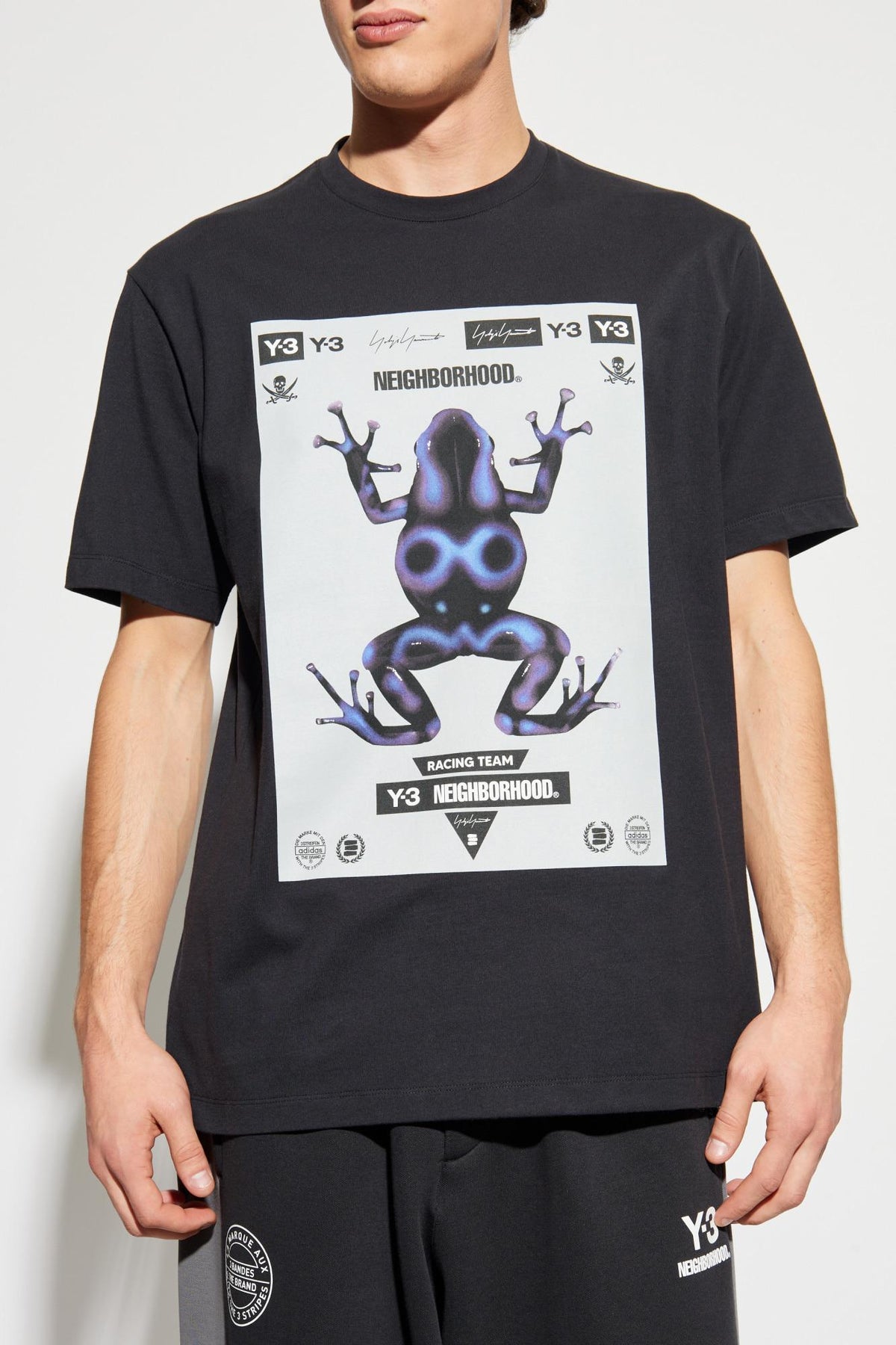 Y-3 x Neighborhood Black Graphic Tee Unisex T-Shirt