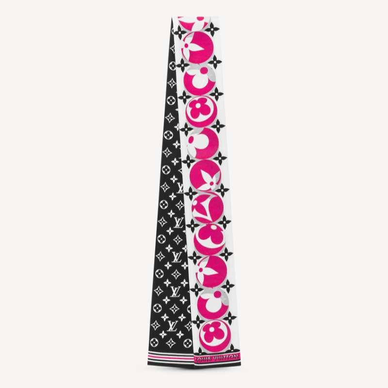 Louis Vuitton Monogram Marble Classic Silk Bandeau Scarf