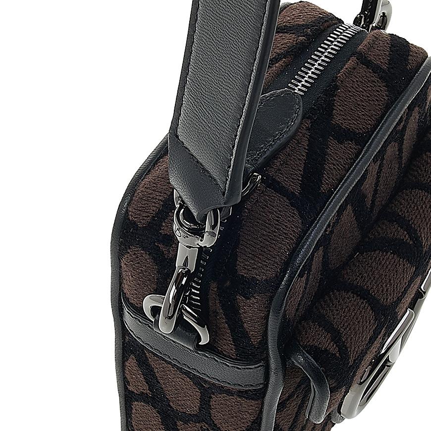 VALENTINO Garavani Iconography V Logo Crossbody Bag Black Unisex