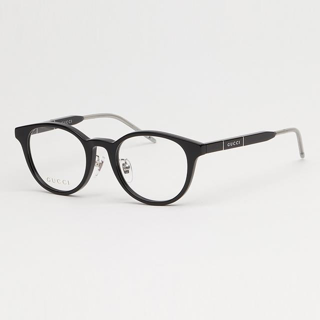 GUCCI Black Round Retro Acetate Optical Glasses Asian Fit