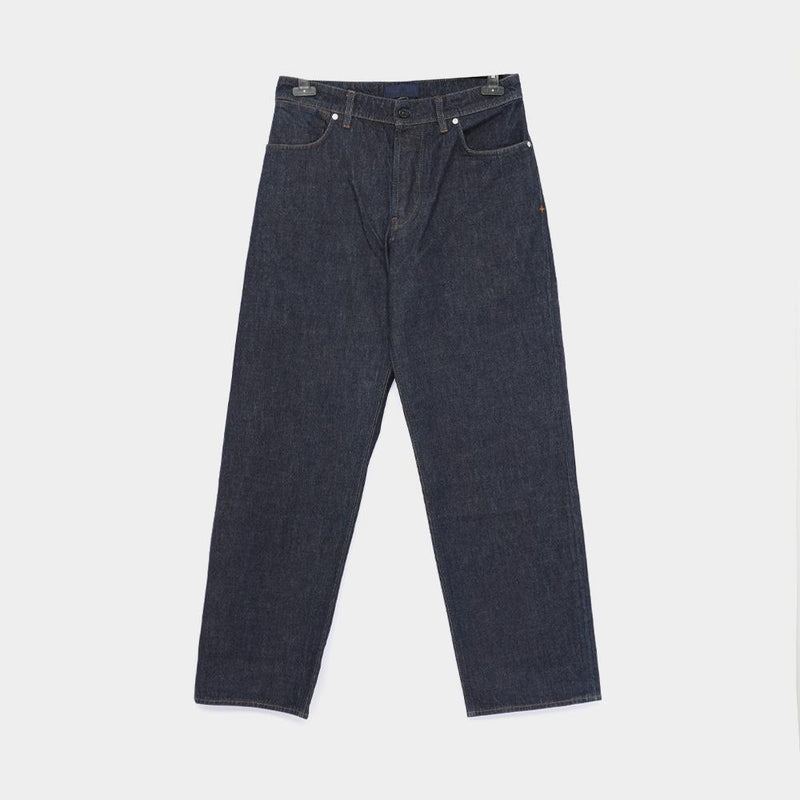 STONE ISLAND Wappen Logo Straight Leg Denim Men's Pants K2S15J100006 S00J7 VJ201
