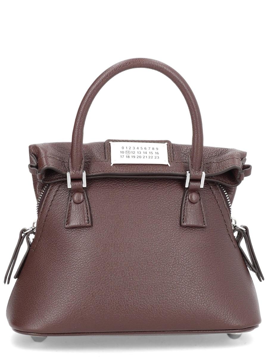 Maison Margiela Leather Shoulder Bag Beige