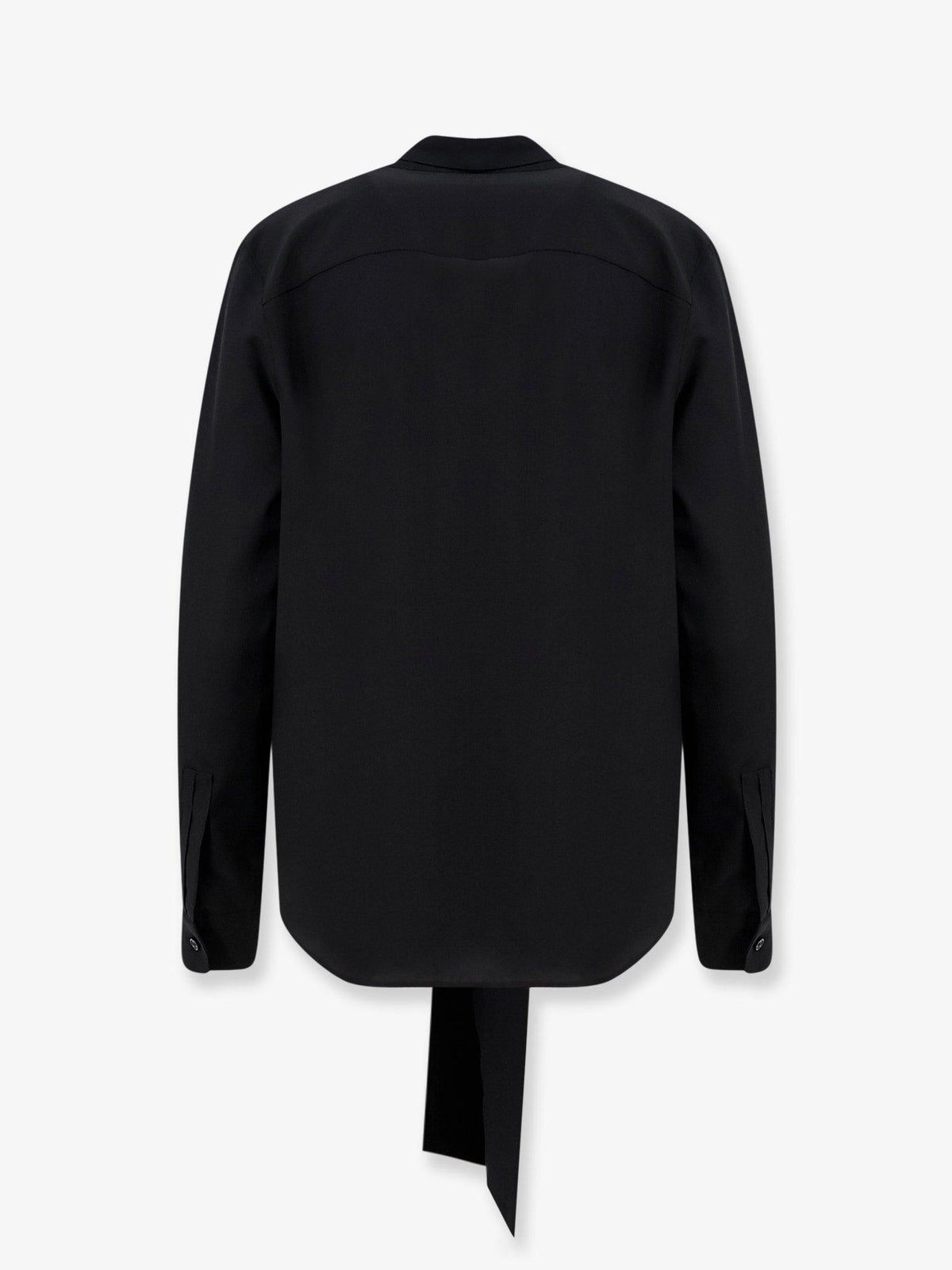 BURBERRY Long Sleeve Button-Up Shirt FW26 Black