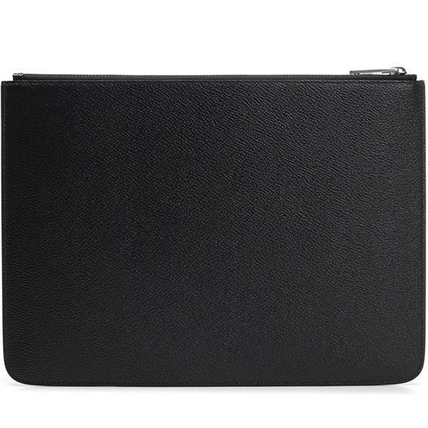 GIVENCHY Black Lion Zip Clutch Bag