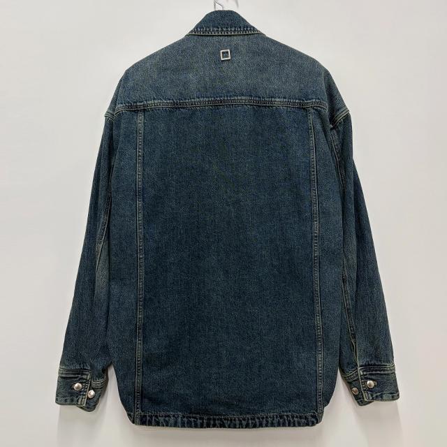 WOOYOUNGMI Blue Denim Pocket Detail Shirt Jacket Unisex W253SH23 981L