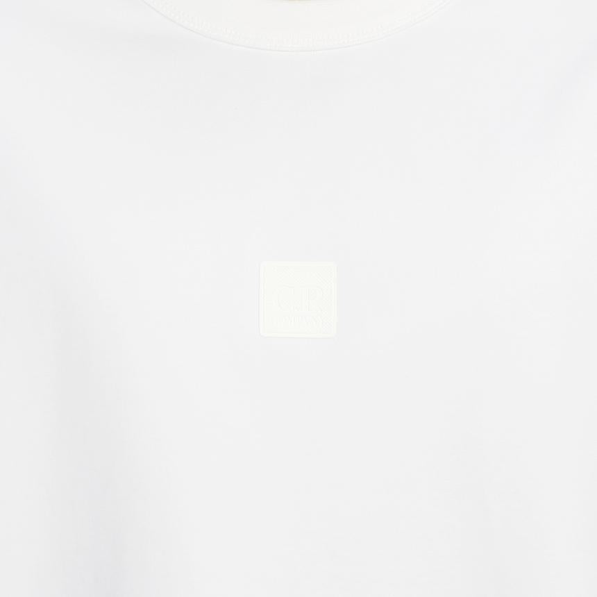 CP Company Men’s Cotton Crewneck Sweatshirt White