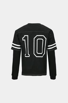 Andersson Bell Long Sleeve Sweatshirt Top for Men atb1380m BLACK DOM
