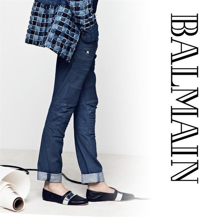 Balmain Blue Marine ADD Slim Jeans Pants S4HT538C479 155