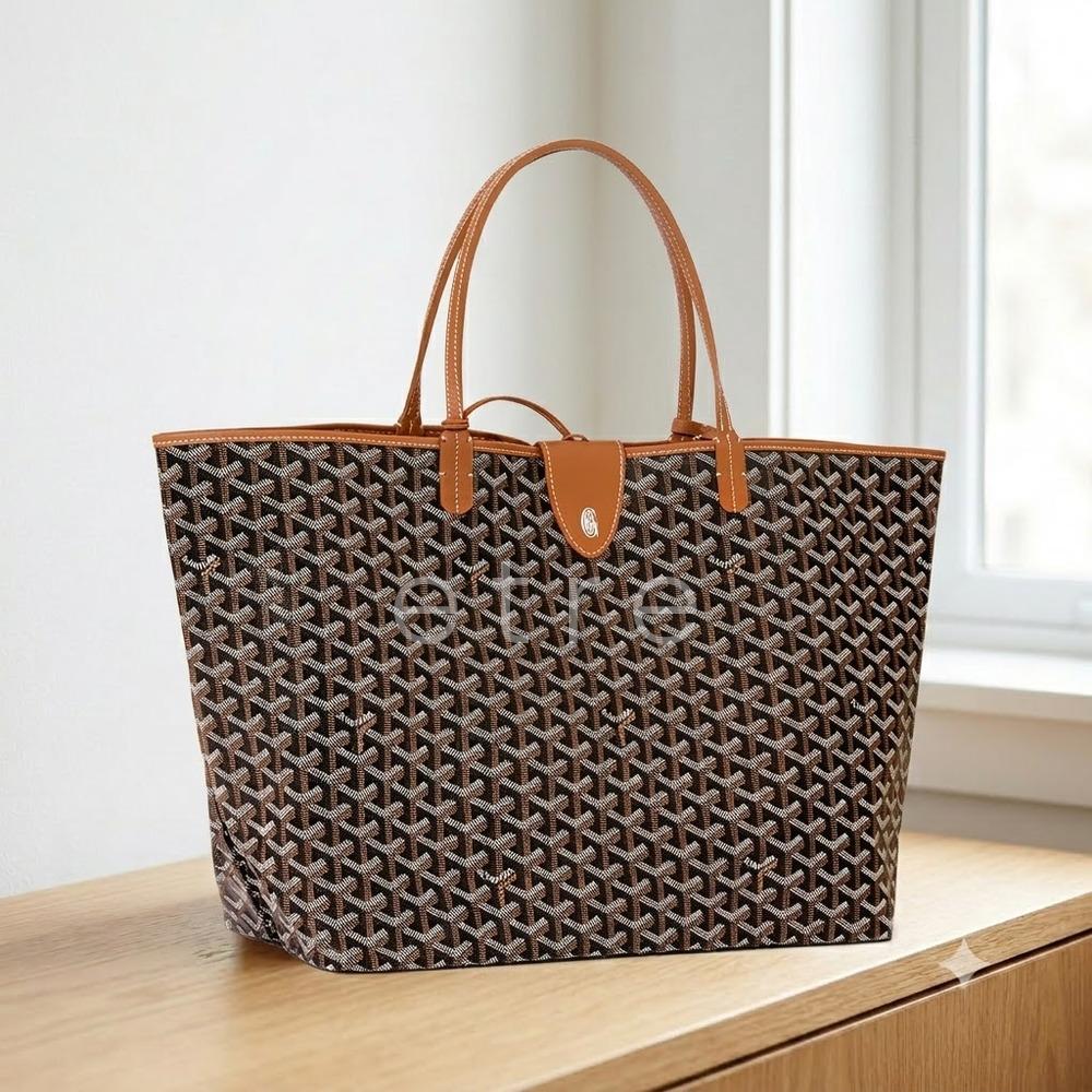 GOYARD Saint Louis GM Tote Brown Black Women’s Bag
