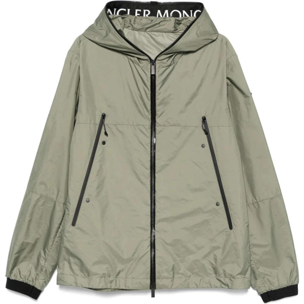 Moncler Green Junichi Windbreaker Jacket for Men