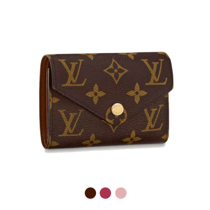 Louis Vuitton Monogram Victorine Wallet Tri-Fold Bifold Wallet Unisex