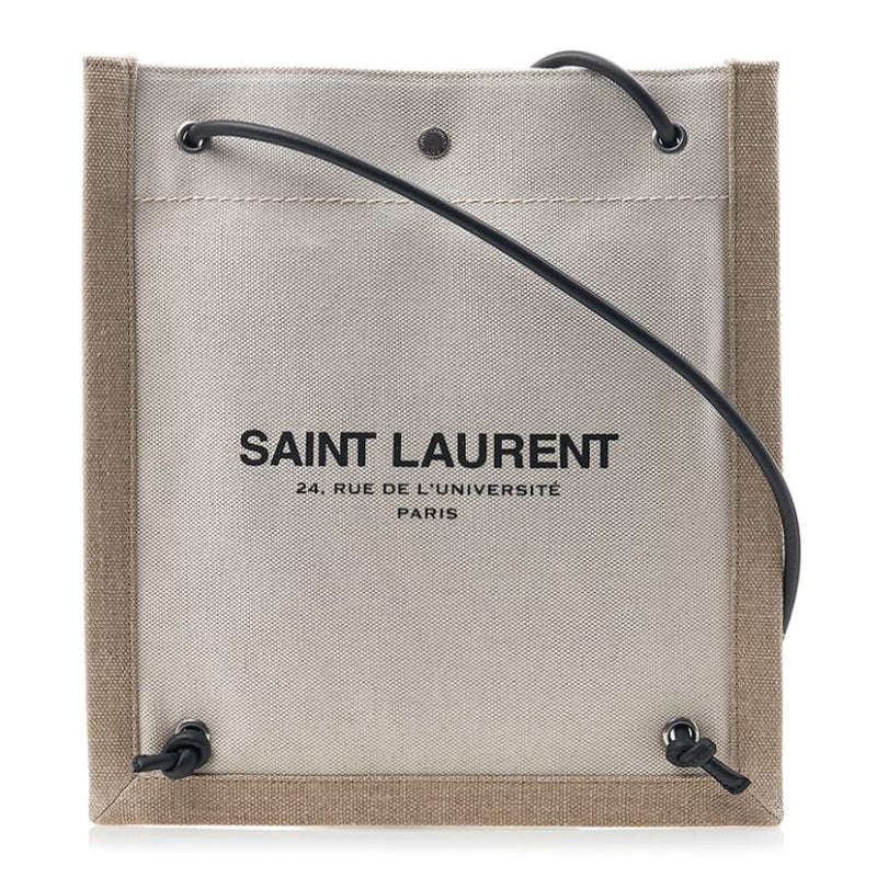 Saint Laurent Men's Universite Flat Crossbody Bag