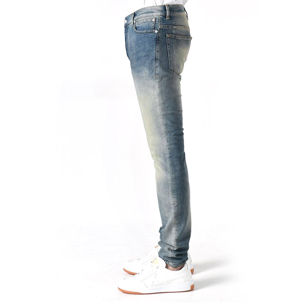 Balmain Slim Fit Blue Denim Jeans for Men