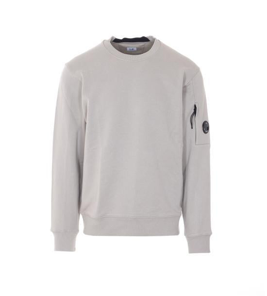 CP Company Diagonal Raised Fleece Crewneck Lens Sweatshirt 20CM SS713
