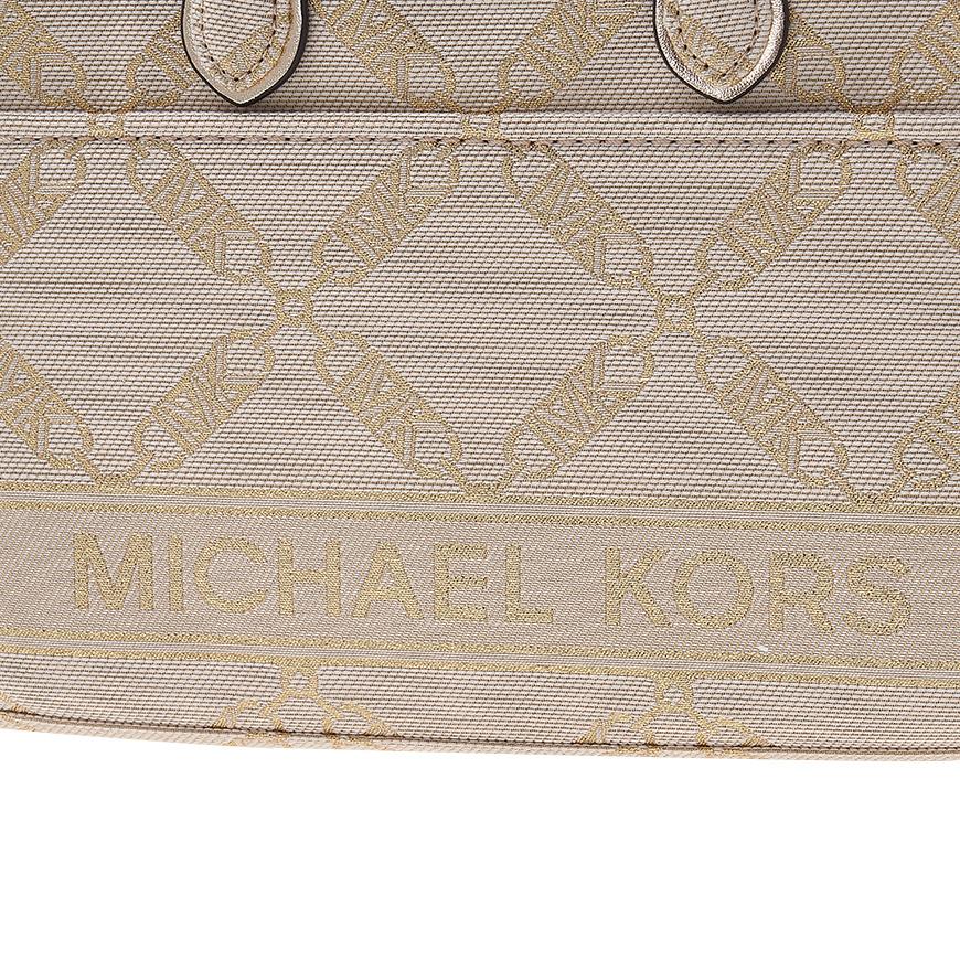 Michael Kors Women’s Gigi Empire Logo Jacquard Tote Bag