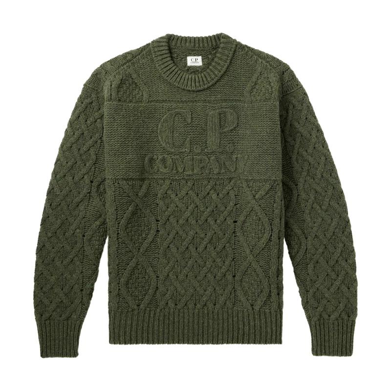 CP Company Soft Wool Men’s Crewneck Knit Sweater