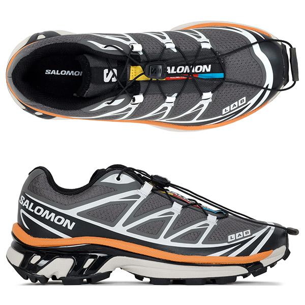 SALOMON XT-6 Sneakers Black Tumeric Unisex Low-Top