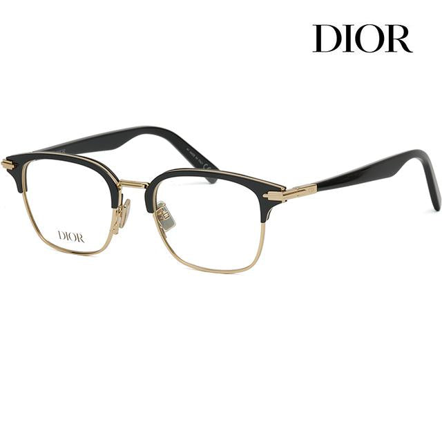 DIOR Half-Rim Eyeglass Frames Unisex Black-Tortoise Boy DIORBLACKSUITO S24U B400