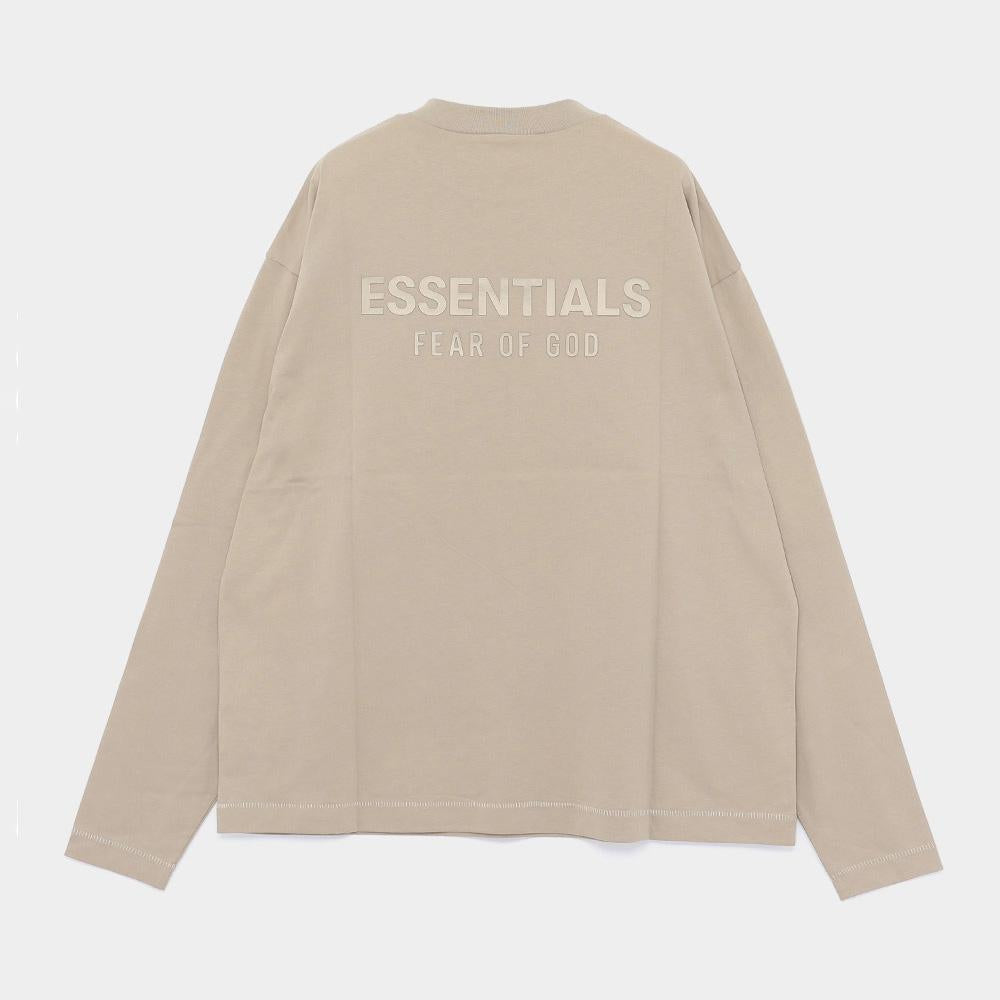 Fear of God Essentials Center Patch Logo Classic Fit Long Sleeve T- 125SP254201F