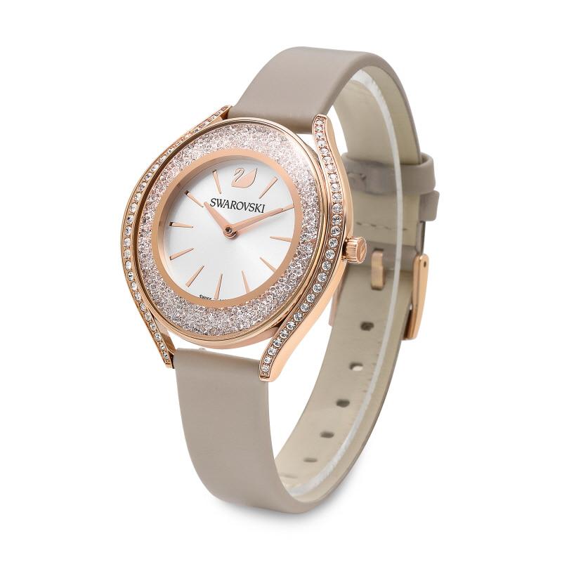 Swarovski Crystalline Aura Leather Women’s Wrist Watch 5519450