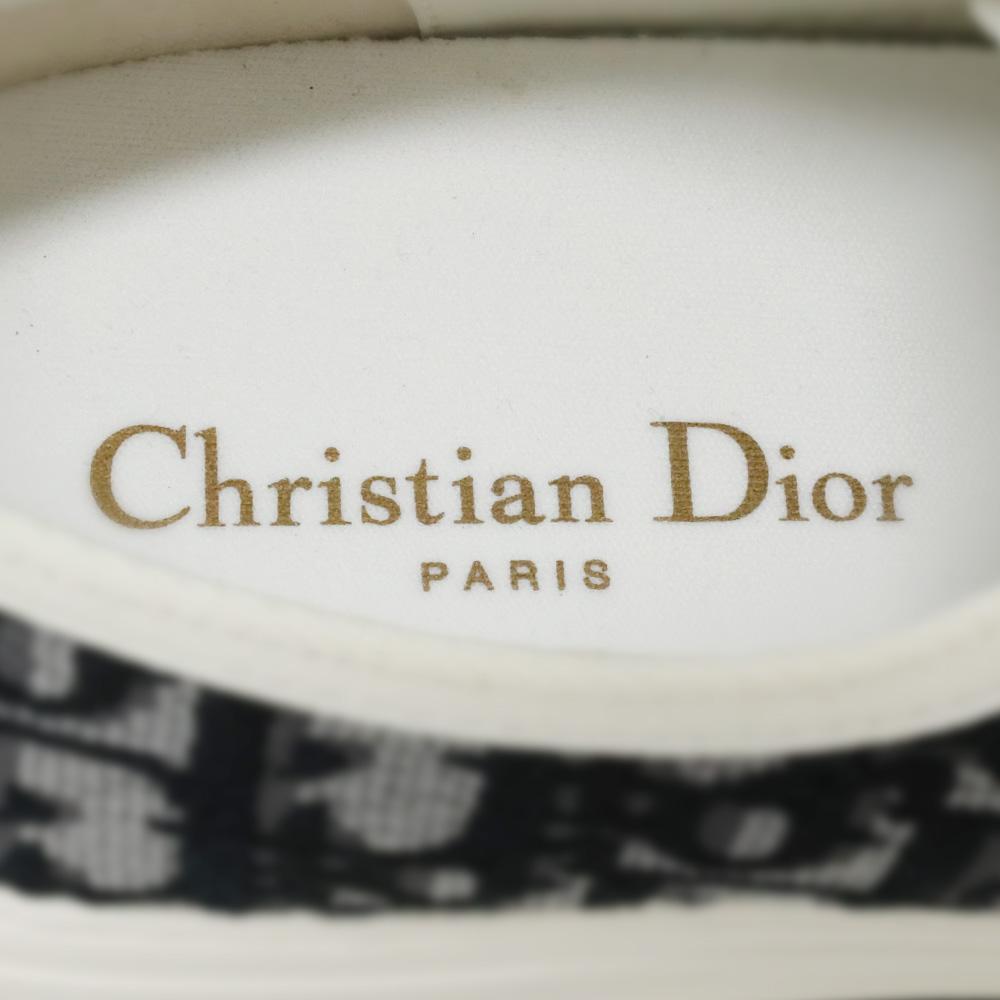 DIOR Oblique Canvas Low-Top Sneakers Women’s White/Navy