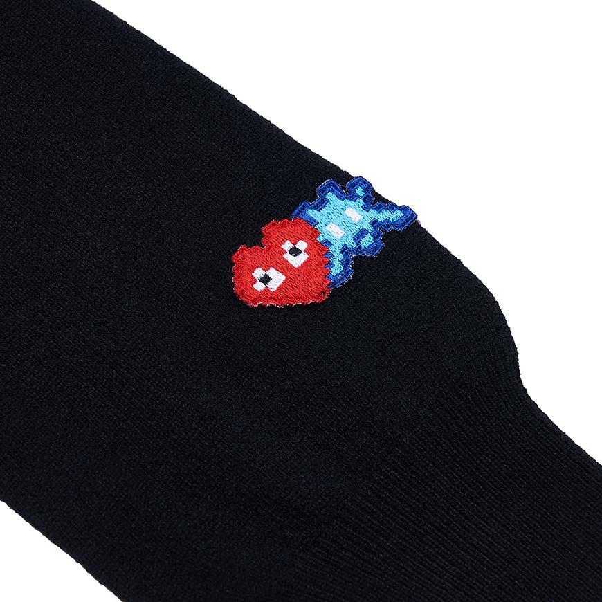 Comme des Garcons Invader Knit Cardigan Men P1N088 BLACK